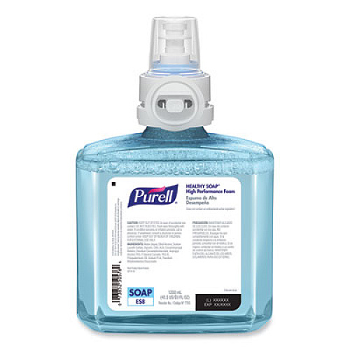 PURELL CLEAN RELEASE Technology (CRT) HEALTHY SOAP High Performance Foam Refill, For ES8 Dispensers, Fragrance-Free, 1,200 mL, 2/CT (778502)