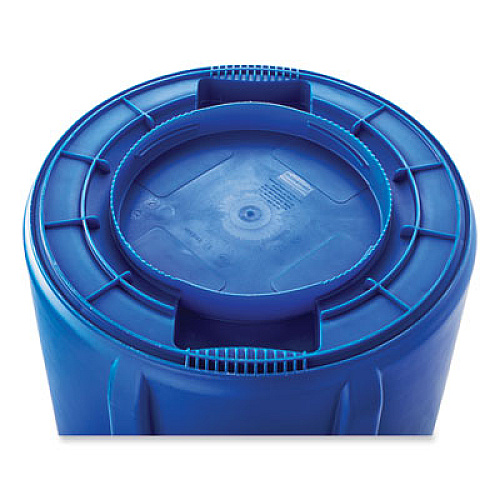 Rubbermaid Commercial Brute Recycling Container, 32 gal, Polyethylene,  Blue (263273BE)