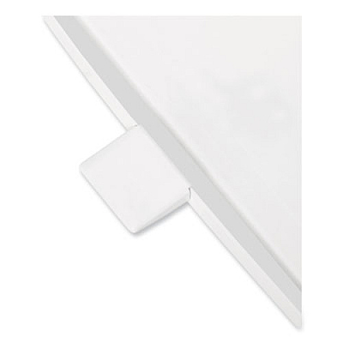 Rubbermaid Commercial Defenders Heavy-Duty Steel Step Can, 13 gal, Steel, White (ST24EPLWH)