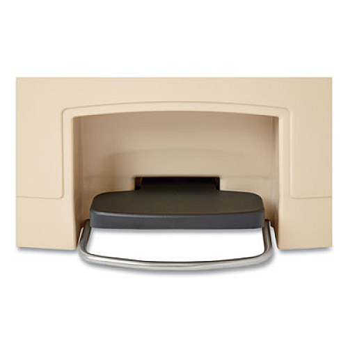 Rubbermaid Commercial Streamline Resin Step-On Container, Front Step Style, 24 gal, Polyethylene, Beige (1883552)