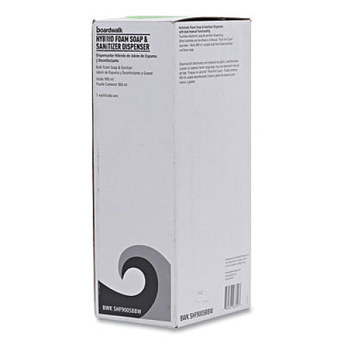 Boardwalk Bulk Fill Foam Soap Dispenser with Key Lock, 900 mL, 5.25 x 4 x 12, Black Pearl (SHF900SBBW)
