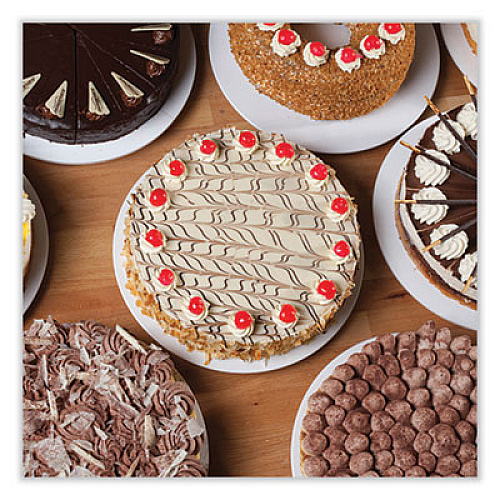 SCT Bright White Cake Circles, 16" Diameter, Bright White, Paper, 100/Carton (11229)