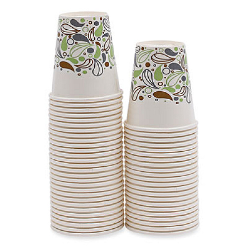 Boardwalk Deerfield Printed Paper Cold Cups, 12 oz, 50/Sleeve, 20 Sleeves/Carton (DEER12CCUP)