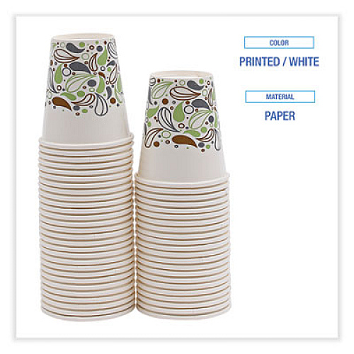 Boardwalk Deerfield Printed Paper Cold Cups, 12 oz, 50/Sleeve, 20 Sleeves/Carton (DEER12CCUP)