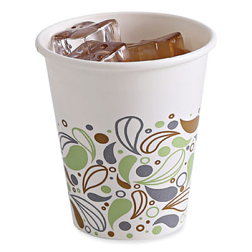 Boardwalk Deerfield Printed Paper Cold Cups, 12 oz, 50/Sleeve, 20 Sleeves/Carton (DEER12CCUP)