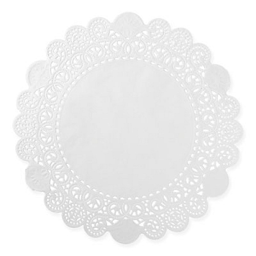 AmerCareRoyal Lace Doilies, Round, 10", White, 5,000/Carton (LD10)