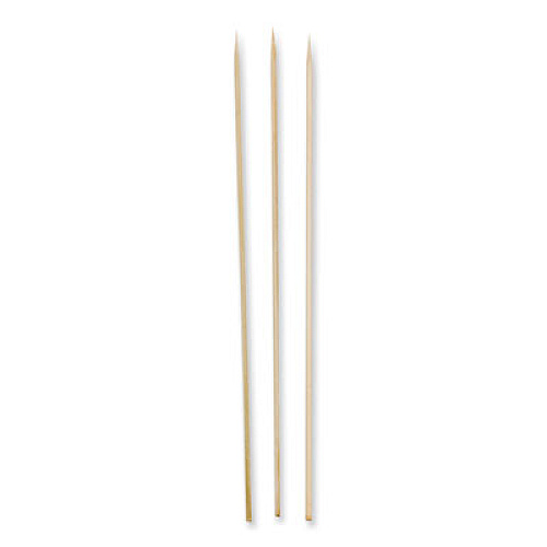 AmerCareRoyal Bamboo Skewers, Paper, 12", Natural, 9,600/Carton (R824)