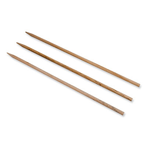 AmerCareRoyal Wooden Skewers, 8.5", Natural, 1,000/Box, 5 Boxes/Carton (R828)