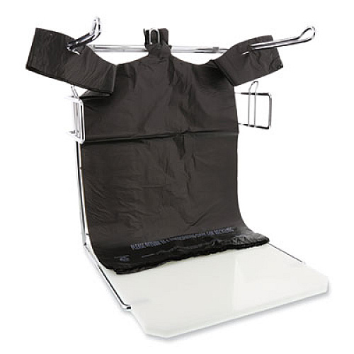 AmerCareRoyal T-Shirt Bags, Cut-Out Handles, 11.5" x 6.5" x 21.5", Black, 1,000/Carton (RPPBB6)