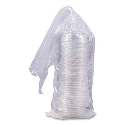 Dart PresentaBowls Lids, Clear, Fits 24 oz to 64 oz Bowls, 7.3" Diameter x 1.1" h, Plastic, 252/Carton (PET64BDL)