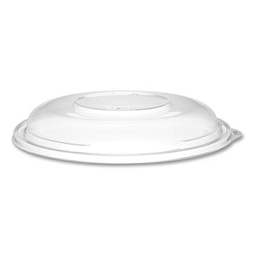 Dart PresentaBowls Lids, Clear, Fits 24 oz to 64 oz Bowls, 7.3" Diameter x 1.1" h, Plastic, 252/Carton (PET64BDL)