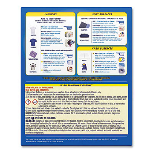 OxiClean Versatile Stain Remover, Regular Scent, 7.22 lb Box, 4/Carton (5703700069CT)
