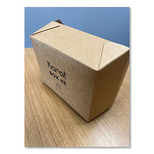 GEN Reclosable Kraft Take-Out Box, 48 oz, 6.93 x 5.62 x 2.4, Brown, Paper, 300/Carton (PAPERBOX8)