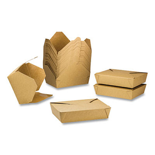 GEN Reclosable Kraft Take-Out Box, 54 oz, 8.51 x 6.3 x 1.8, Brown, Paper, 200/Carton (PAPERBOX2)