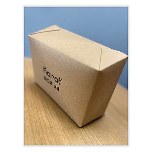 GEN Reclosable Kraft Take-Out Box, 110 oz, 8.93 x 6.65 x 3.5, Brown, Paper, 160/Carton (PAPERBOX4)