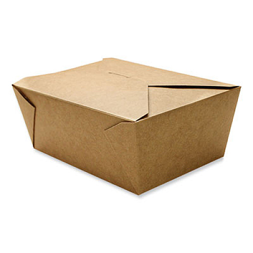 GEN Reclosable Kraft Take-Out Box, 110 oz, 8.93 x 6.65 x 3.5, Brown, Paper, 160/Carton (PAPERBOX4)