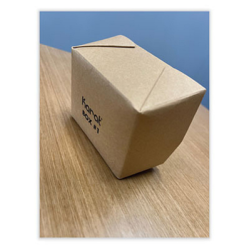 GEN Reclosable Kraft Take-Out Box, 30 oz, 5.06 x 4.27 x 2.4, Brown, Paper, 450/Carton (PAPERBOX1)