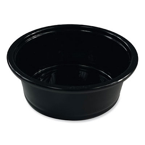 Boardwalk Souffle/Portion Cups, 1.5 oz, Plastic, Black, 2,500/Carton (PRTN15BL)