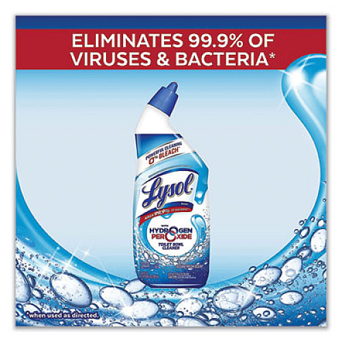 LYSOL Brand Toilet Bowl Cleaner with Hydrogen Peroxide, Ocean Fresh Scent, 24 oz (98011EA)