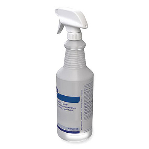 Diversey Glance Glass and Multi-Surface Cleaner Spray Bottle, 32 oz, Clear, 12/Carton (D1231138)