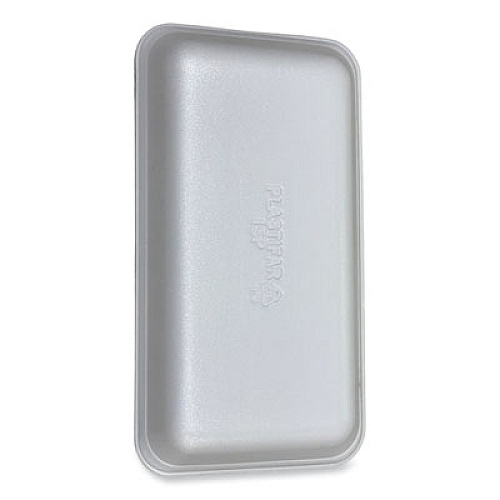 GEN Meat Trays, #15P, 14.44 x 7.88 x 1.37, White, Foam, 200/Carton (15PWH)
