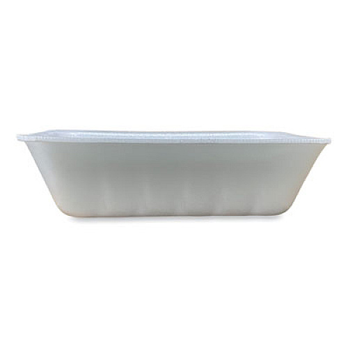 GEN Meat Trays, #42K, 8.75 x 6.32 x 2.25, White, Foam, 252/Carton (42WH)