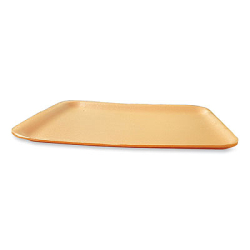 GEN Meat Trays, 13.81 x 9.25 x 2.7, Yellow, Foam, 100/Carton (1014YEL)