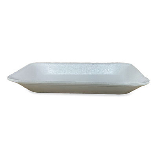 GEN Meat Trays, #8P, 10.8 x 8.82 x 1.5, White, Foam, 200/Carton (8PWH)