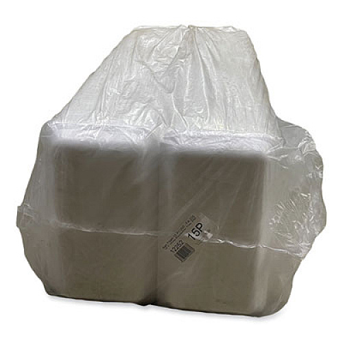 GEN Meat Trays, #15P, 14.44 x 7.88 x 1.37, White, Foam, 200/Carton (15PWH)