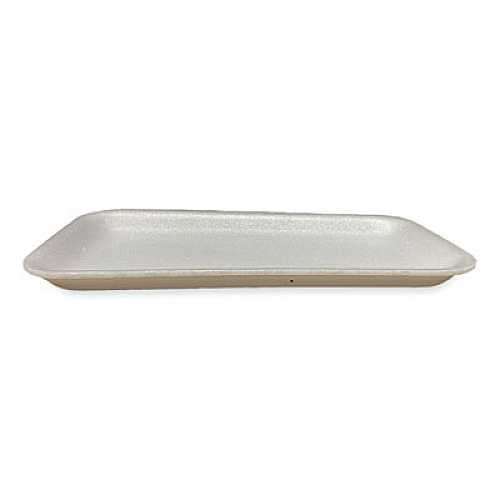 GEN Meat Trays, #17S, 8.5 x 4.69 x 0.64, White, Foam, 500/Carton (17SWH)