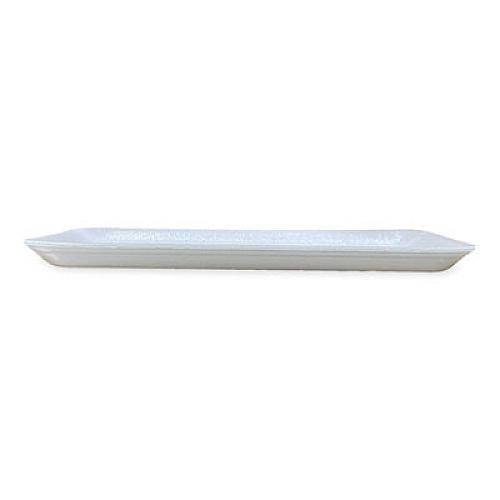 GEN Meat Trays, #1525, 14.5 x 8 x 0.75, White, Foam, 250/Carton (1525WH)