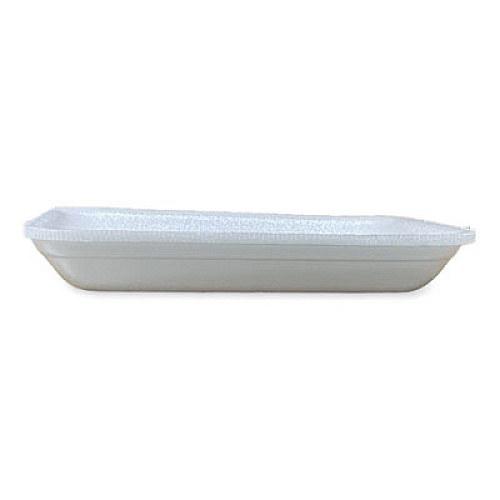 GEN Meat Trays, #3P, 8.7 x 6.6 x 1.1, White, Foam, 400/Carton (3PWH)