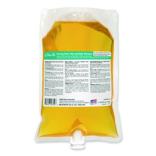 Betco Foaming Hand, Hair and Body Shampoo, Fresh Scent, 1,000 mL, 6/Carton (7532900)