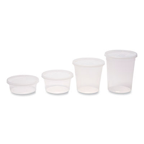 GEN Plastic Deli Container with Lid, 24 oz, Clear, Plastic, 240/Carton (DELI24OZ)