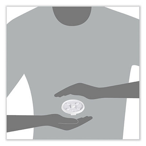 Dart Lift n' Lock Plastic Hot Cup Lids, Fits 8 oz Hot Cups, White, 1,000/Carton (8FTL)