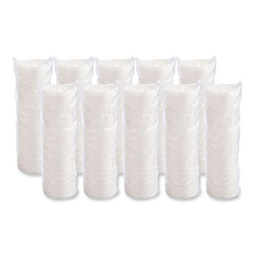 Dart Lift n' Lock Plastic Hot Cup Lids, Fits 8 oz Hot Cups, White, 1,000/Carton (8FTL)