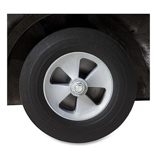Rubbermaid Commercial 0.5 cu yd Structural Foam Tilt Truck, Standard Duty, 850 lb Capacity, Black (9T14BLA)