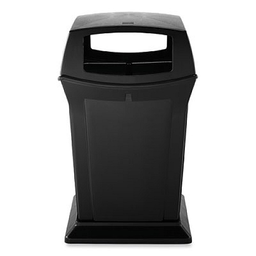 Rubbermaid Commercial Ranger Fire-Safe Waste Container, 45 gal, Structural Foam, Black (917388BLA)