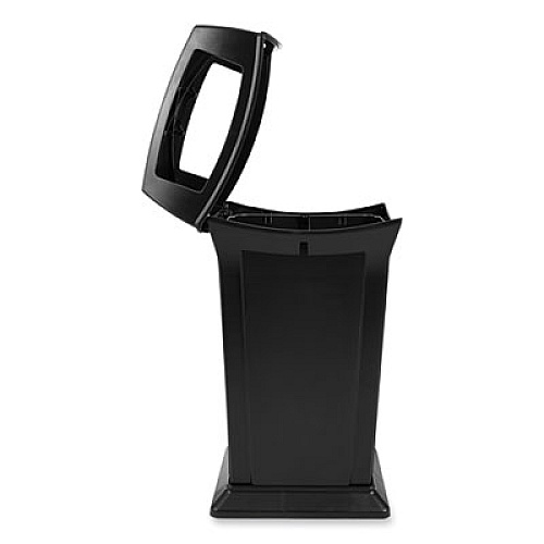 Rubbermaid Commercial Ranger Fire-Safe Waste Container, 45 gal, Structural Foam, Black (917388BLA)