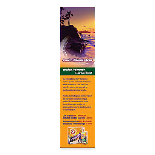 Arm & Hammer Fresh Scentsations Carpet Odor Eliminator, Island Mist, 30 oz Box, 6/Carton (3320011535)