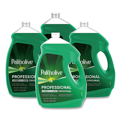 Palmolive Professional Dishwashing Liquid, Fresh Scent, 145 oz Bottle, 4/Carton (61034142CT)
