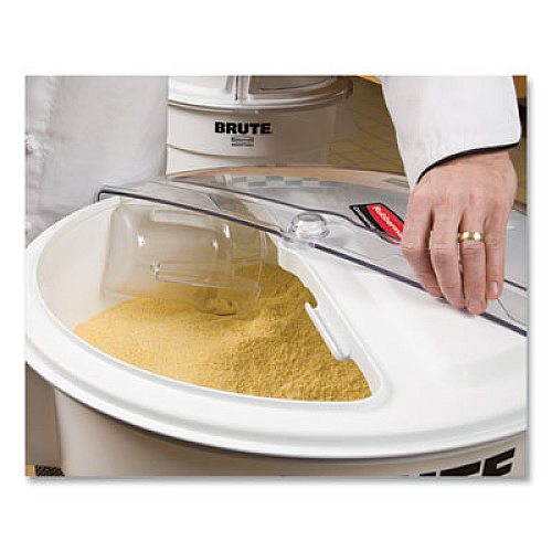 Rubbermaid Commercial ProSave Sliding Lid Conversion Kit for Brute Containers, 23.5" Diameter x 5.25" h, White, Plastic (FG9G7800WHT)