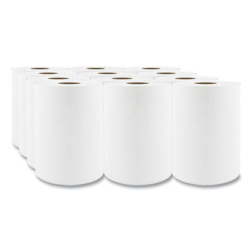 Cascades PRO Select Roll Paper Towels, 1-Ply, 7.88" x 350ft, White, 12 Rolls/Carton (H030)
