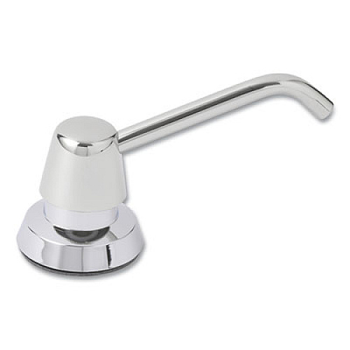 Bobrick Contura Lavatory-Mounted Soap Dispenser, 34 oz, 3.31 x 4 x 17.63, Chrome/Stainless Steel (822)