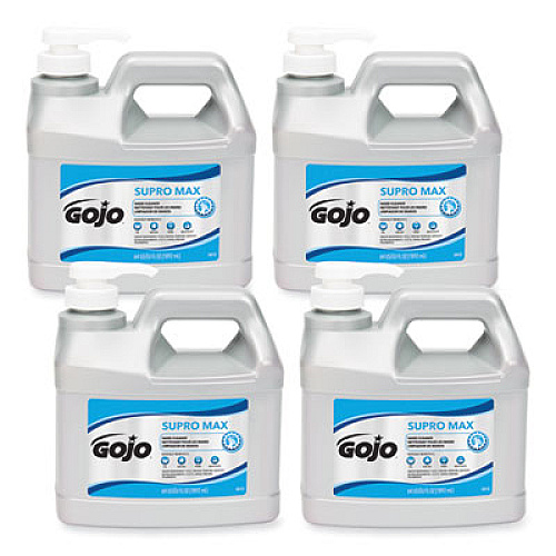 SUPRO MAX Heavy Duty Hand Cleaner, Refill for GOJO PRO TDX 2000 Dispenser, Floral Fragrance, 0.5 gal, 4/Carton (097204CT)