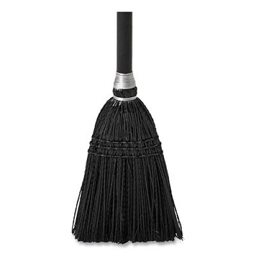 Rubbermaid Commercial Lobby Pro Synthetic-Fill Broom, Synthetic Bristles, 37.5" Overall Length, Black (2536)