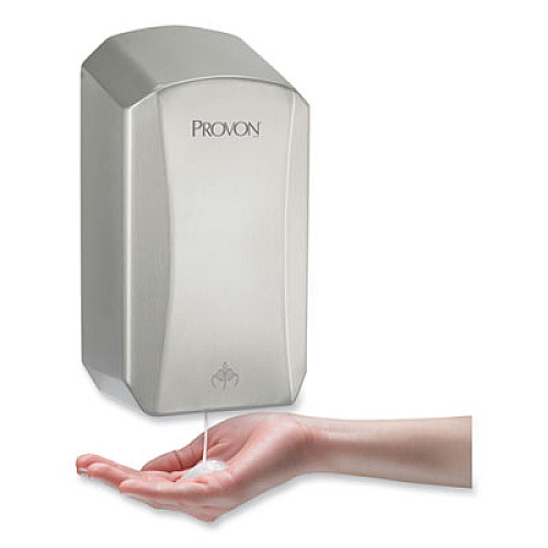 PROVON LTX Behavioral Health Dispenser, 1,200 mL, 6.54 x 4.1 x 11.22, Stainless Steel (192701)