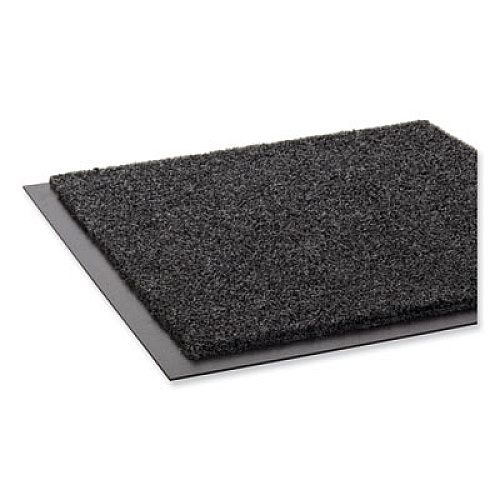Crown EcoStep Wiper Mat, Rectangular, Charcoal Gray Cut Pile Surface, 24" x 36" (ET0023CH)