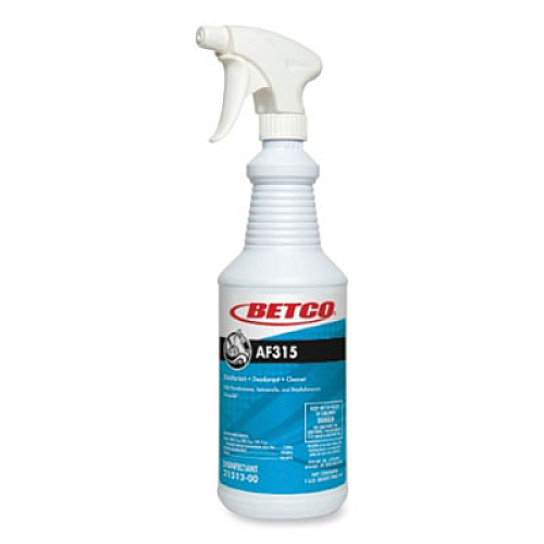 Betco AF315 Disinfectant Cleaner, Citrus Floral Scent, 32 oz Bottle, 12/Carton (3151200CT)