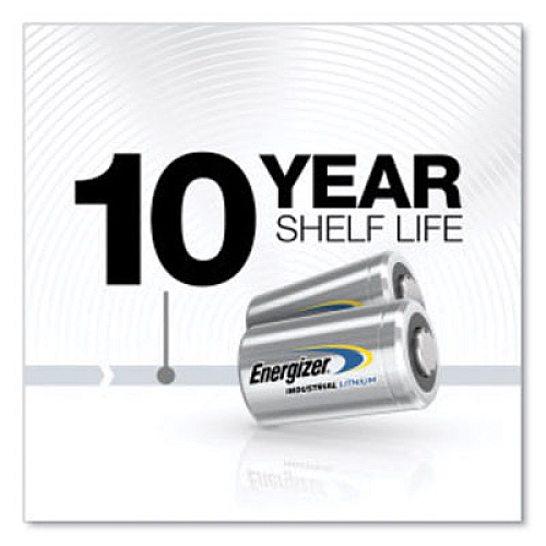 Energizer Industrial Lithium CR2 Photo Battery, 3 V, 8/Pack (ELN1CR28)